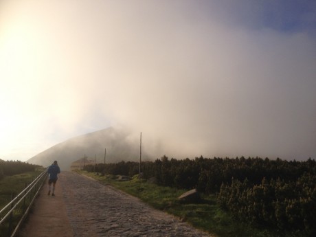 50. Krakonošova stovka 17.-18.6.2016 - ranní Sněžka 1 603 mnm