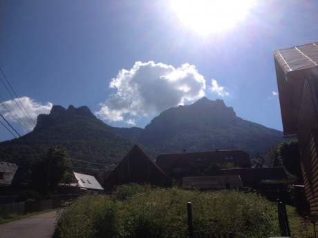 4. Malofatranská stovka 2.-3.7.2016 - pohled na Veľký Rozsutec před výstupem