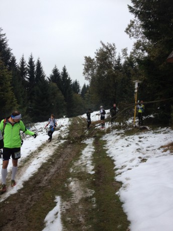 4. Javornická stovka 8.-9.10.2016 - kontrola 1 a Evička u ní