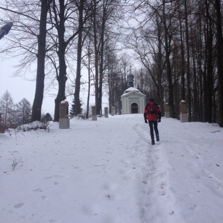 57. Brtnické ledopády 10.-11.2.2017 - Křížový vrch-kaple