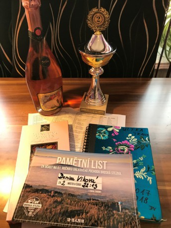 51. Brská stezka - Fabiánova stovka 13.-14.4.2018 - závěrečná fotka