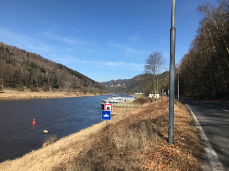 25. 100 Jarním Šluknovskem 6.-7.4.2018 - Labe směr Schmilka